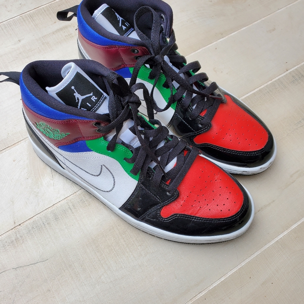 Air Jordan Multicolor High-Top Sneakers - Picture 8 of 8